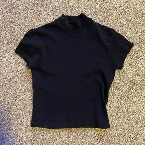 BRANDY MELVILLE black turtle neck neck top